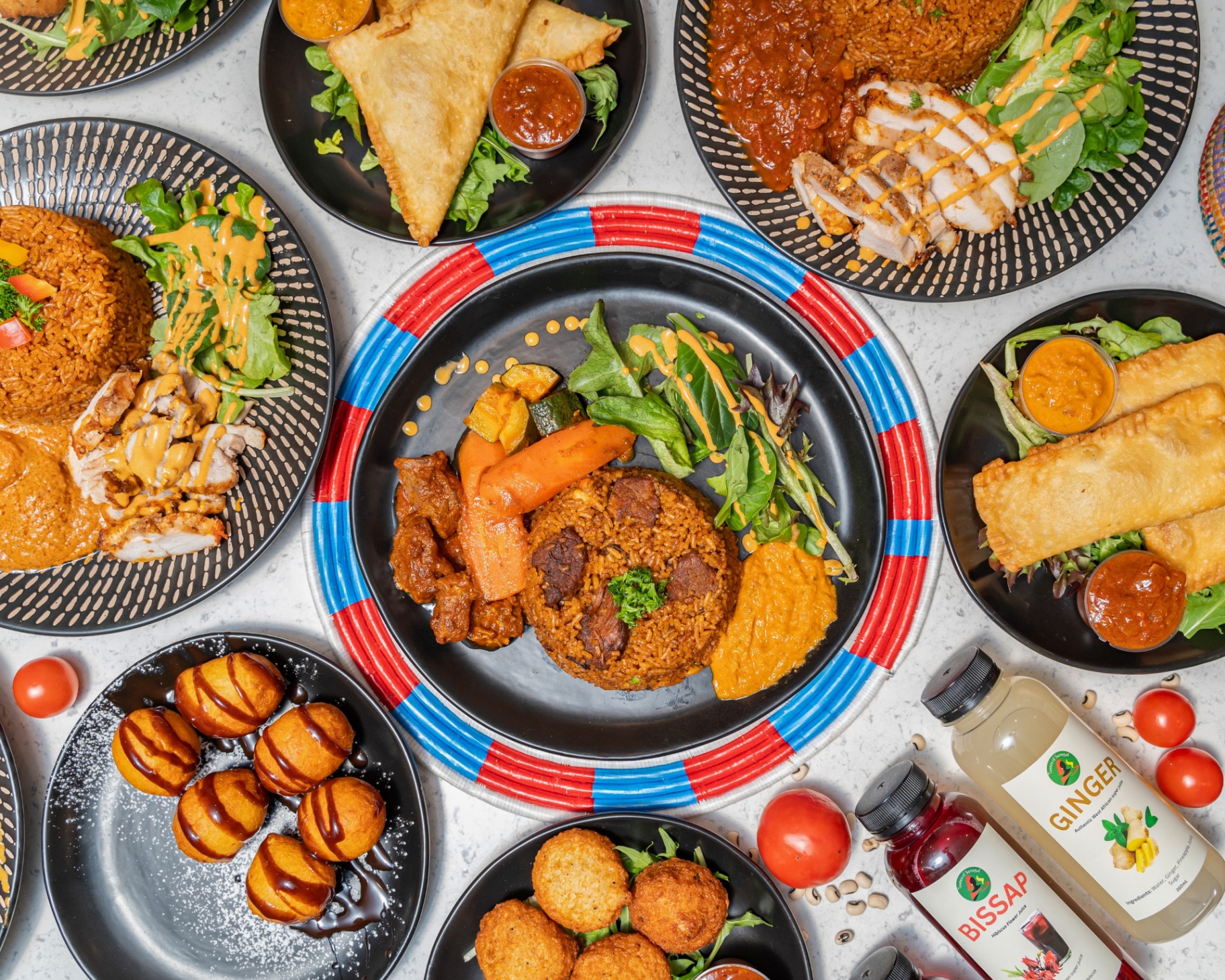Senegalese wedding spread