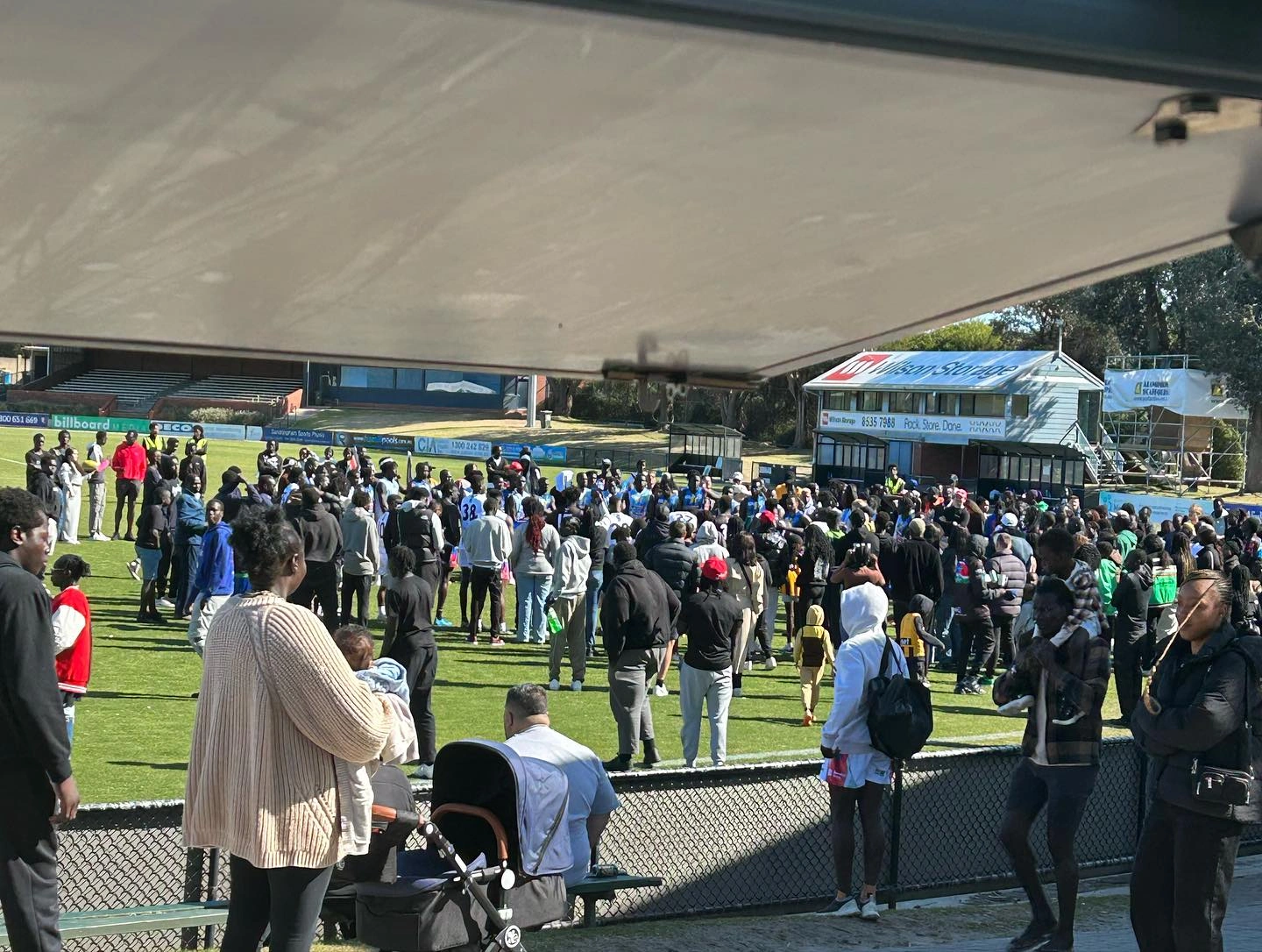 Crowd at a public event served by Tastes of Senegal